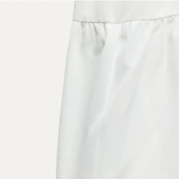 POPLIN DRESS WITH TEXTURED FLOWERS - Picture 8 of 9